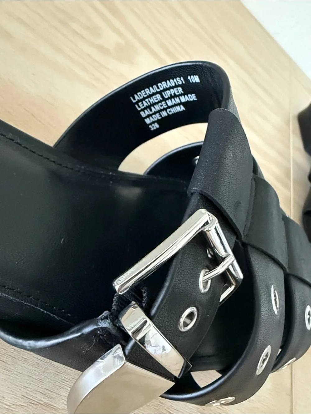 Steve Madden black leather